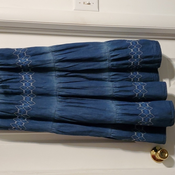 Lapis jean skirt /dress - Picture 3 of 11